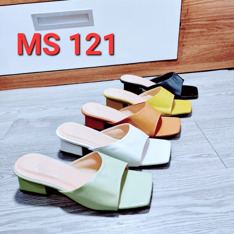 Dép Cao Gót Nữ 3 Phân Quai Da Mẫu Mới Siêu Hot - MS 121