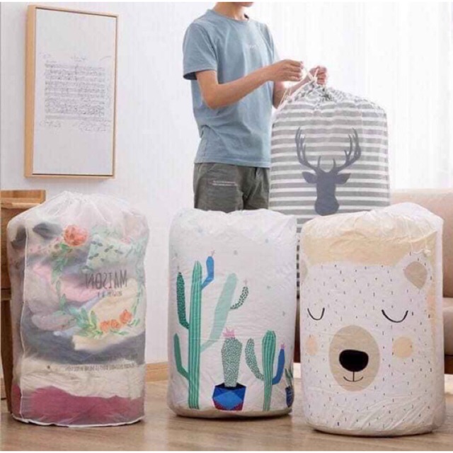 Túi đựng chăn tròn Hàn Quốc (sẵn sll)