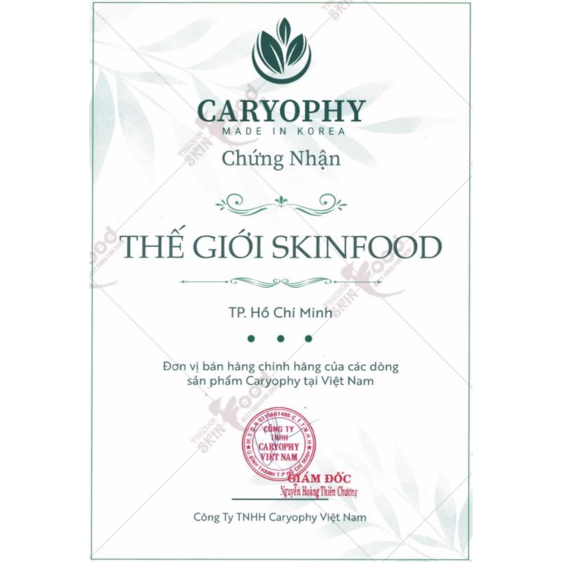 Sữa Rửa Mặt Làm Sạch Sâu, Sáng Da, Phục Hồi Da Caryophy Portulaca &amp; Glass Skin Cleansing Foam