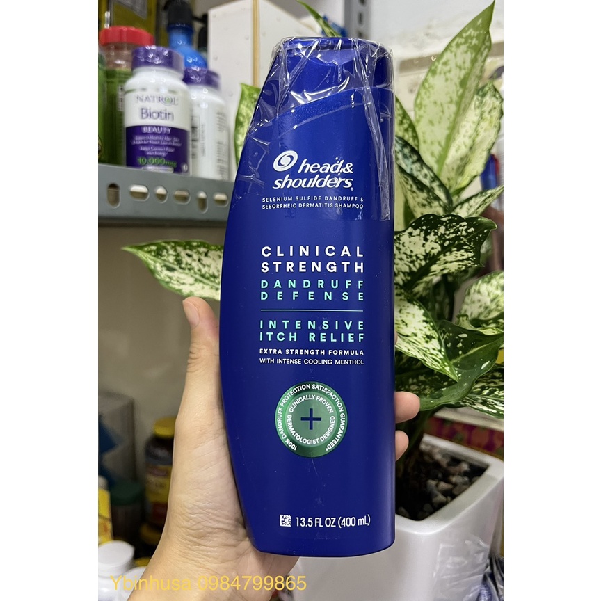 Dầu gội sạch gàu Head & Shoulder Clinical Strength 400ml của Mỹ