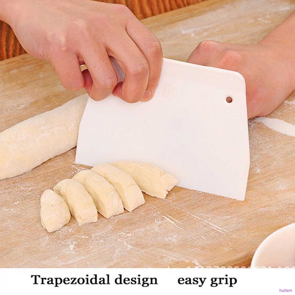 Set 2 Dụng Cụ Cắt Bột Làm Bánh Bằng Nhựa Pp Tiện Dụng Cho Nhà Bếp