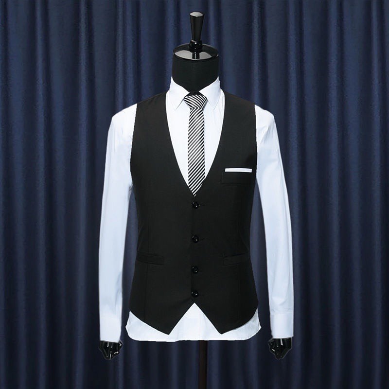 [Ảnh thật -loại đẹp- VNXK] Áo gile vest nam 2 lớp dày dặn dáng Hàn phong cách lịch lãm đẳng cấp quý ông