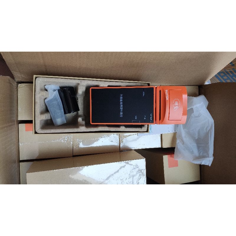 Máy Pos Sunmi P1 bán hàng in bill Grab, Beamin, Gojeck, Now food,...in vé Eticker,Sapo, Kiotviet,Pos365, Loyverse...(