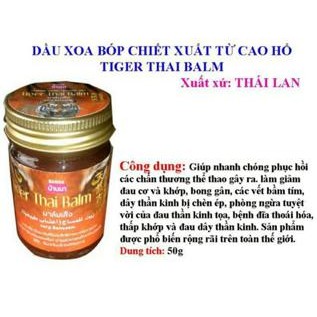 Dầu cù là Thái Lan cao Hổ, Rắn, Bò cạp 50gr