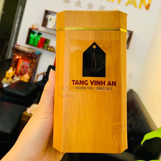 Hộp đựng trà giả gỗ 250gr #trà oolong#trà Bảo Lộc#trà xanh#trà Lâm Đồng#trà sạch#trà ngon#hộp đựng trà#hộp lễ#
