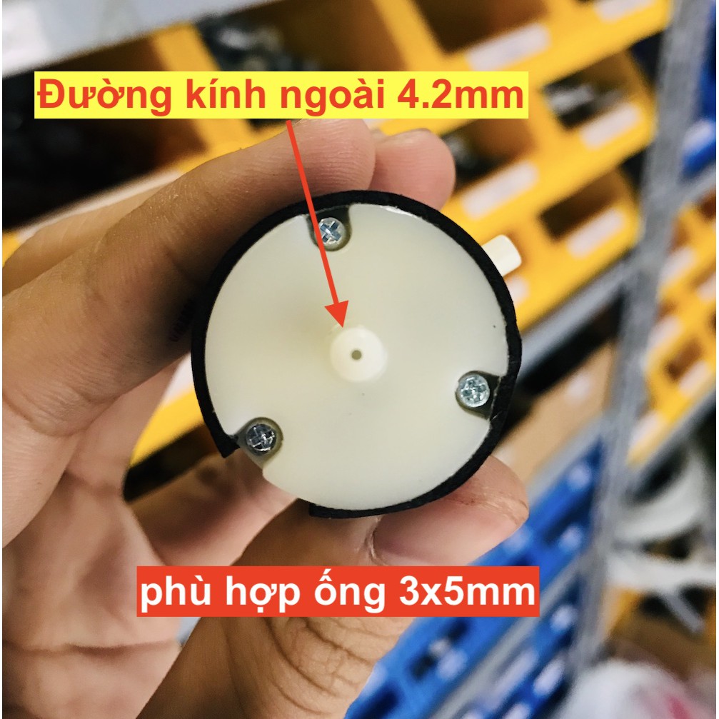 Tháo máy - máy bơm khí bơm oxy né khí mini 3V - 5v  motor 370 - LK0125