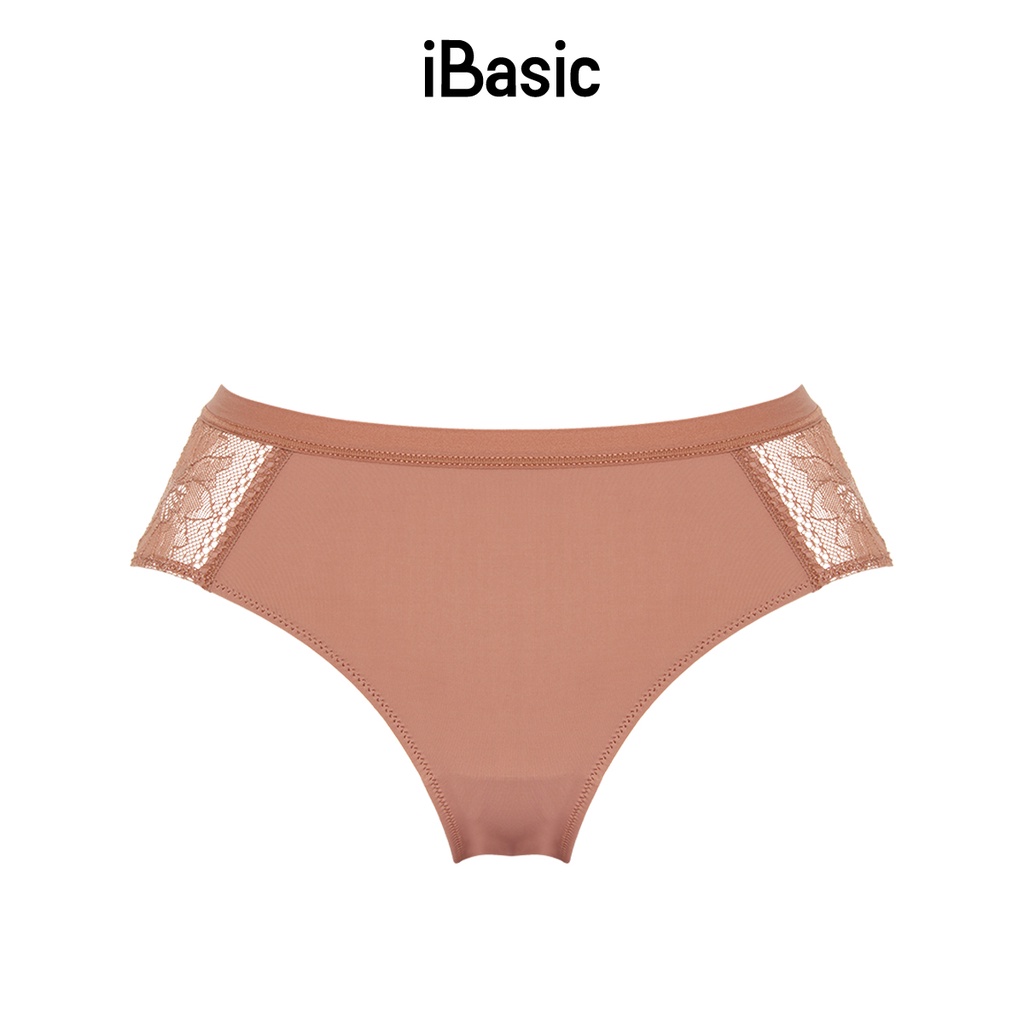 Quần lót thun lạnh phối ren hipster iBasic PANW142