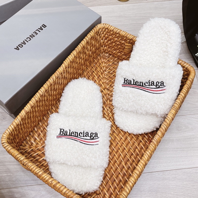 Dép balen lông cừu quai ngang fullbox