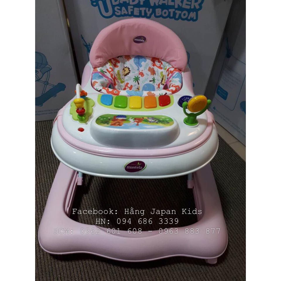 Tập đi bám đà trống trượt MASTELA 2 in 1