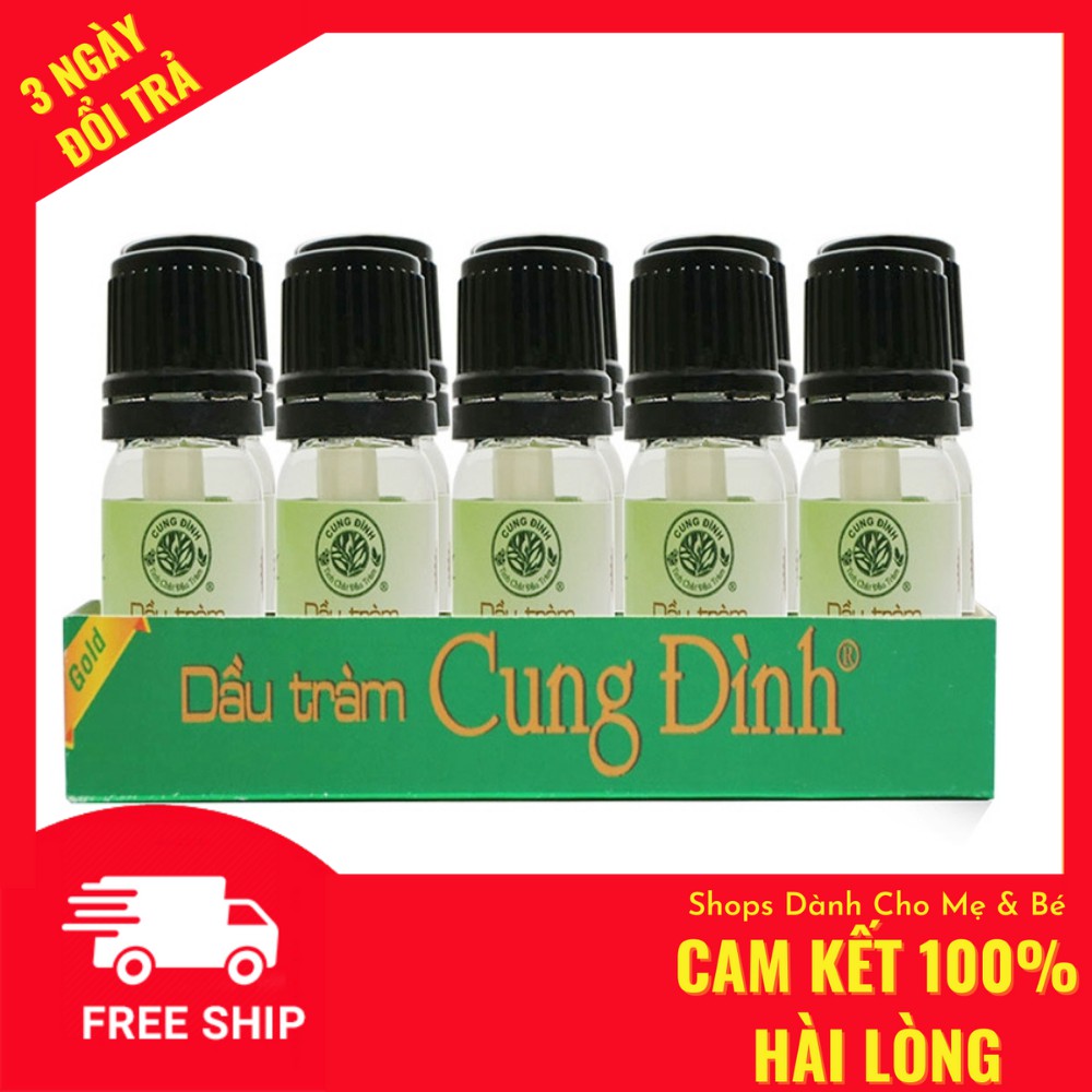 COMBO 10 Chai Dầu tràm Cung Đình - Gold (5ml) Chính Hãng