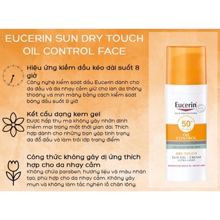 KEM CHỐNG NẮNG EUCERIN OIL CONTROL 50ML