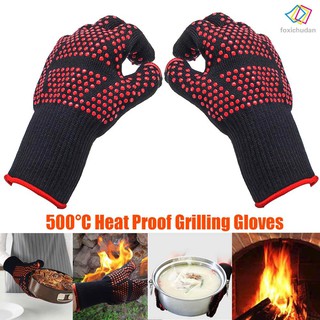 Cặp găng tay giữ nồi chịu nhiệt độ cao 500 độ C