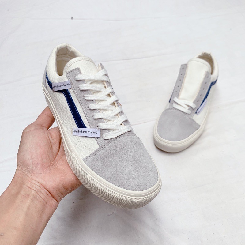 [Chuẩn 11 - da lộn] Giày thể thao nam nữ - màu vault, style 36, old skool, kelly