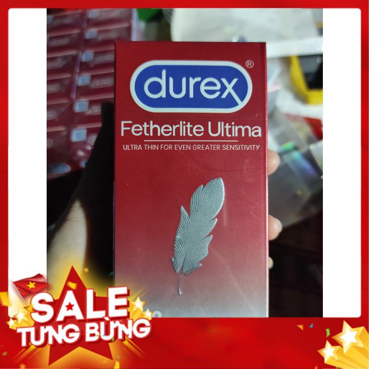 Bao cao su Siêu Mỏng Durex Fetherlite Ultima - Hộp 12 bao