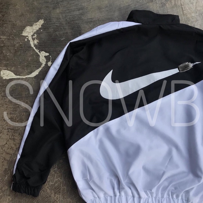 Áo Khoác Dù Jacket Back Swoosh 2 Lớp - Vải Cao Cấp