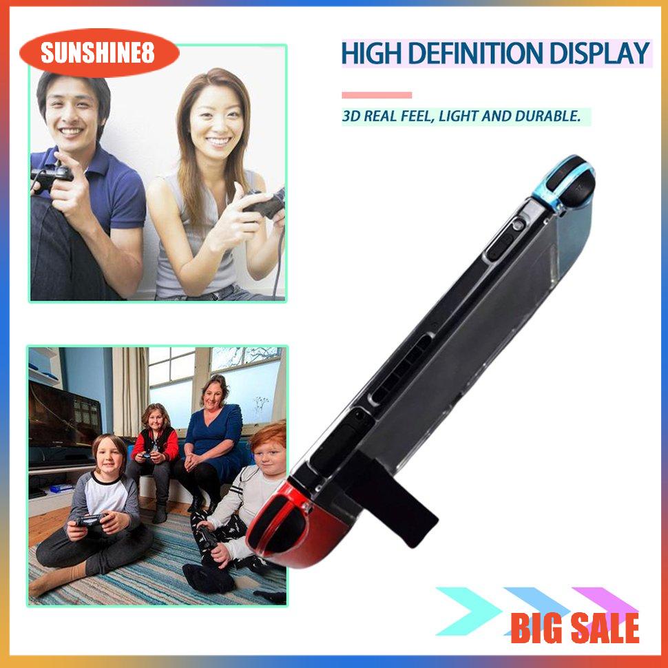 【SUN】Detachable Transparent PC Protective Cover For Nintend Switch Console Shell