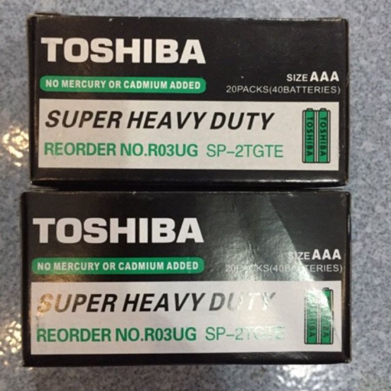 HỘP 40 VIÊN PIN TOSHIBA  AAA 3A