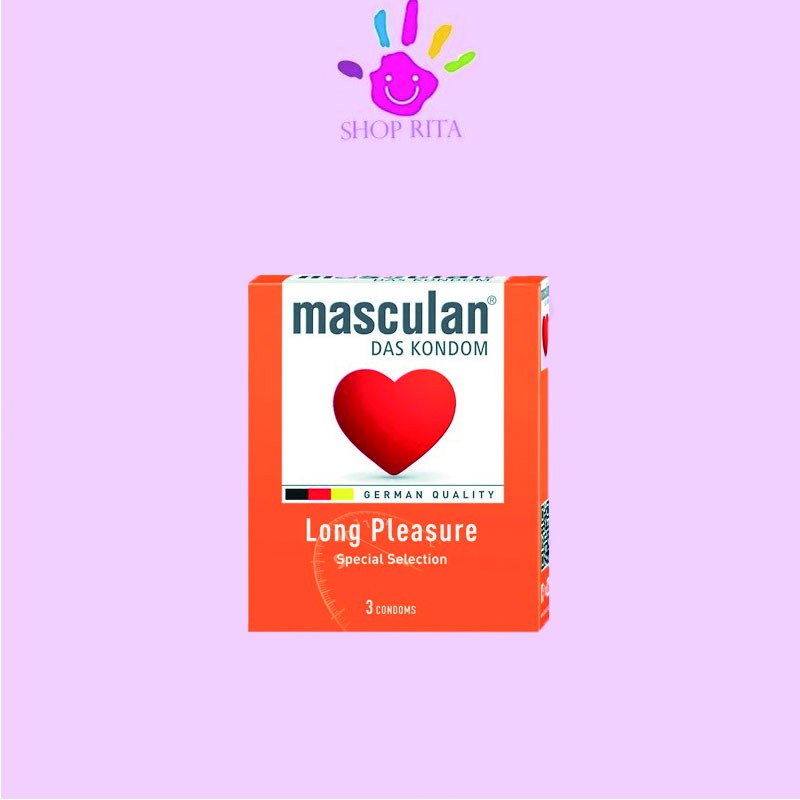 Bao Cao Su Gân, Gai, Kéo Dài Thời Gian Quan Hệ Masculan Long Pleasure Hộp 3 Chiếc