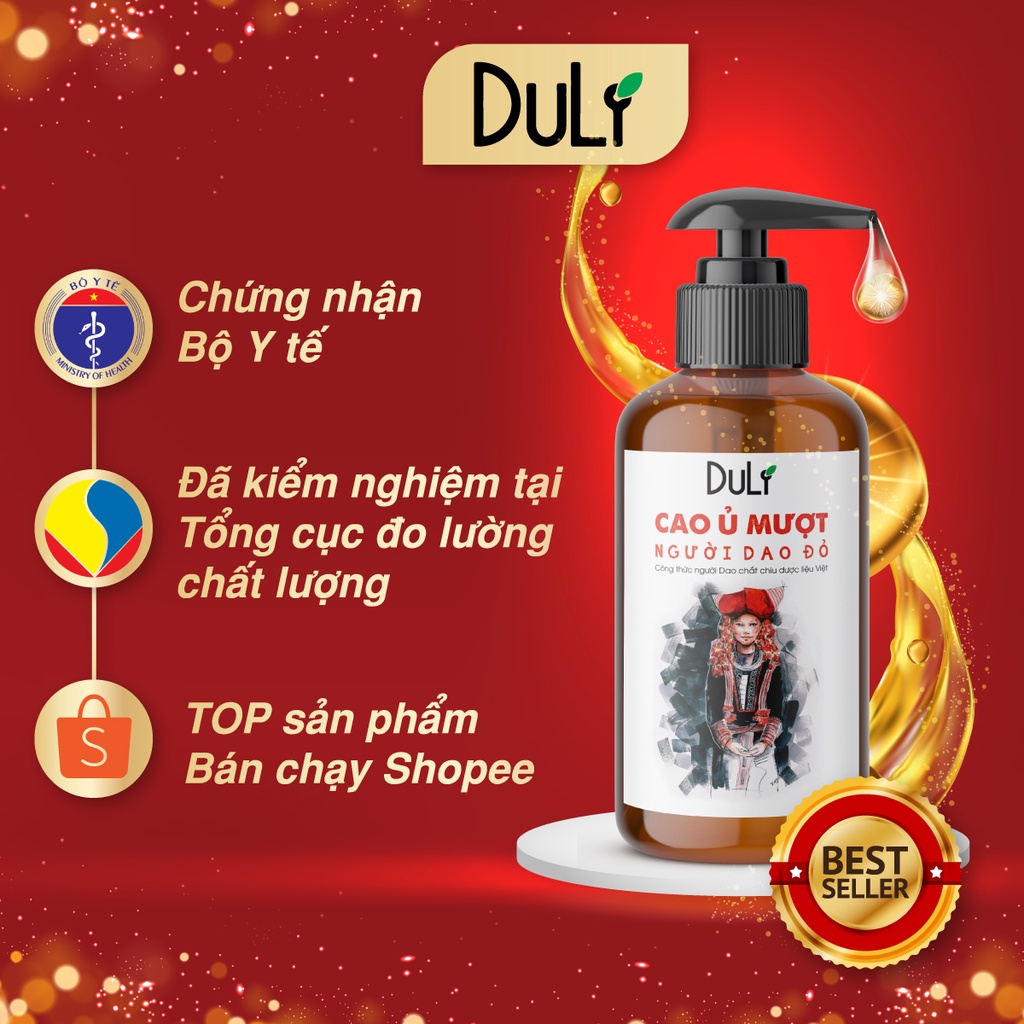 CAO DẦU XẢ THẢO DƯỢC DULIVE NGƯỜI DAO ĐỎ 450ML SUÔN MƯỢT TÓC