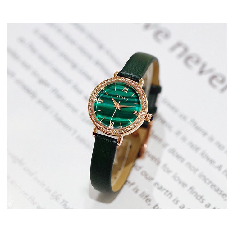 Đồng hồ nữ GU 6043 viền đính đá cực xinh (Bảo hành 12 tháng + Tặng kèm pin) | BigBuy360 - bigbuy360.vn