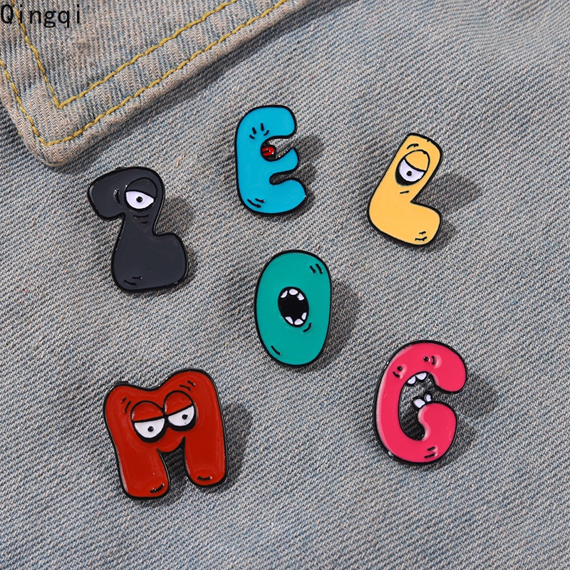 Ghim cài áo MISS ZOE hình 26 chữ cái từ A-Z dễ thương