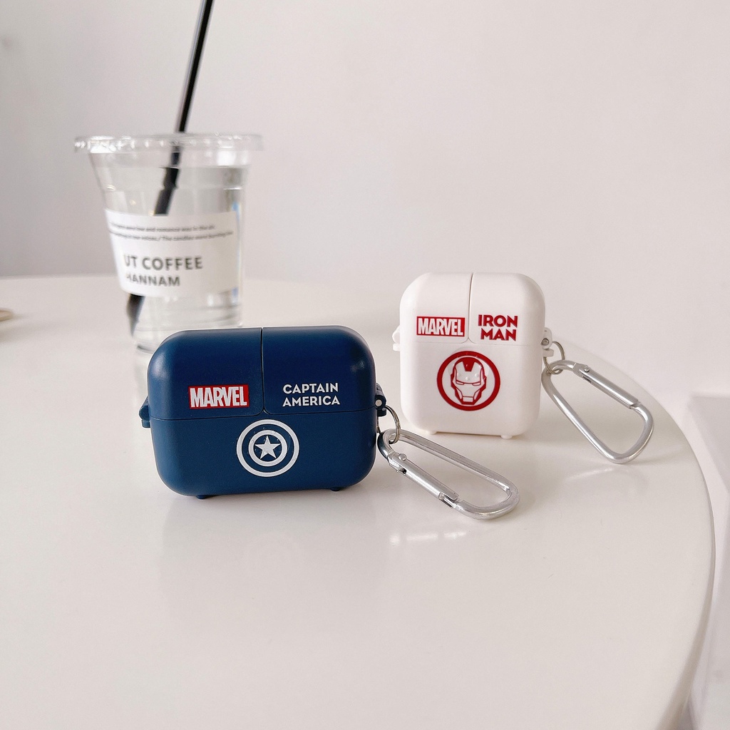 Vỏ Bảo Vệ Hộp Sạc Tai Nghe AirPods3 2021 / 3 / 3 Họa Tiết Marvel Chất Lượng Cao Ốp