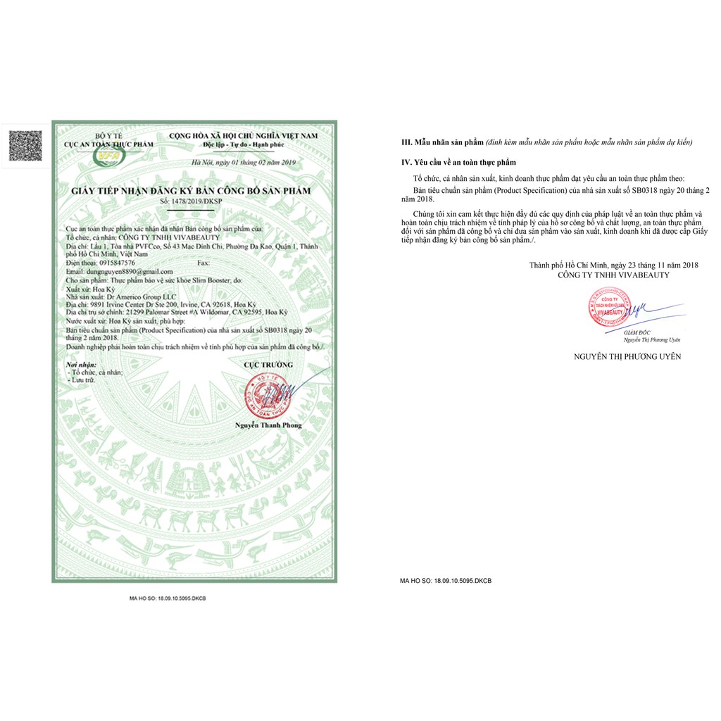 Viên giảm cân an toàn SlimBooster USA Chính Hãng - Tặng 17 Miếng Mặt Nạ Kim Cương Korea | BigBuy360 - bigbuy360.vn