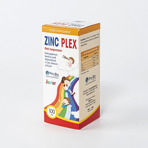 Siro ZinC Plex 100ml bổ sung kẽm và vitamin giúp trẻ ăn ngon hơn của Italy
