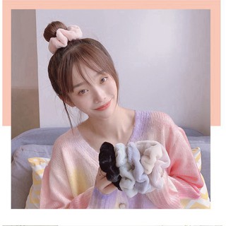 Dây buộc tóc, cột tóc lông đáng yêu