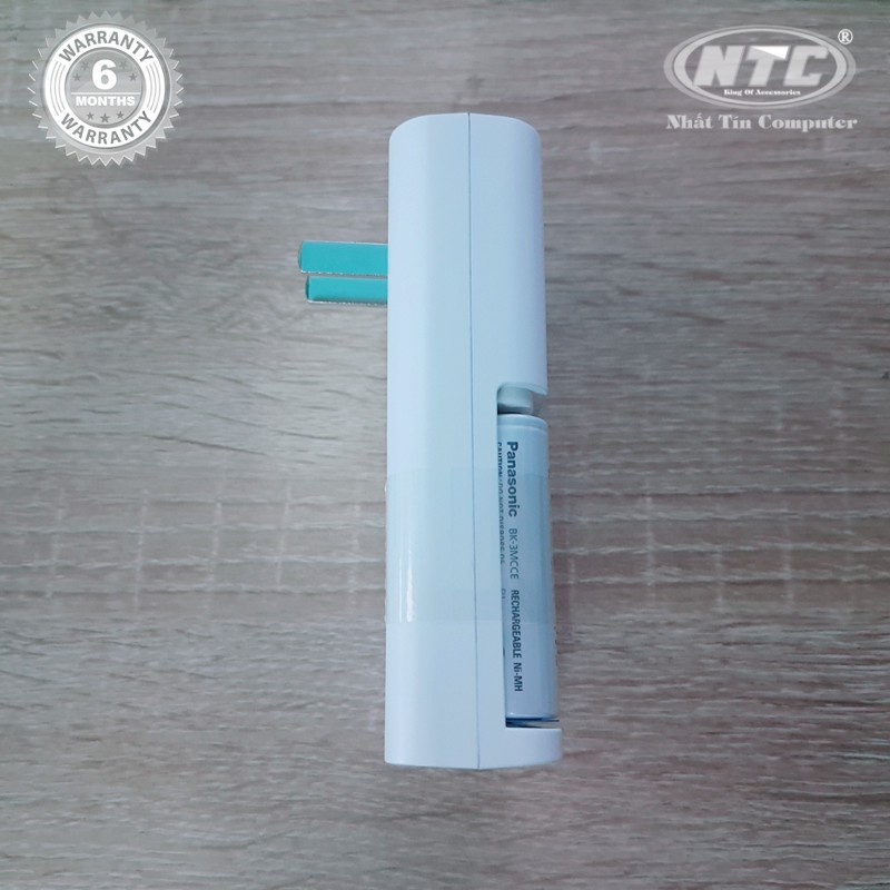 Bộ box sạc kèm 4 pin AA Panasonic Eneloop 1900mAh BQ-CC51C Basic (trắng)