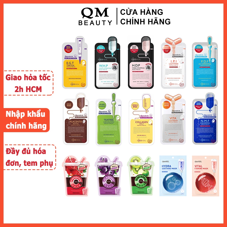 Mặt nạ Mediheal Essential Mask EX 25ml mặt nạ giấy cấp ẩm dưỡng da chính hãng