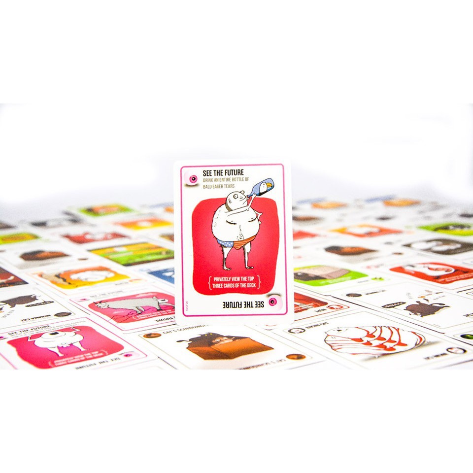 Bộ Bài Mèo nổ Exploding Kittens, Mèo Nổ Đen Cảm Tử 56 Lá Bài