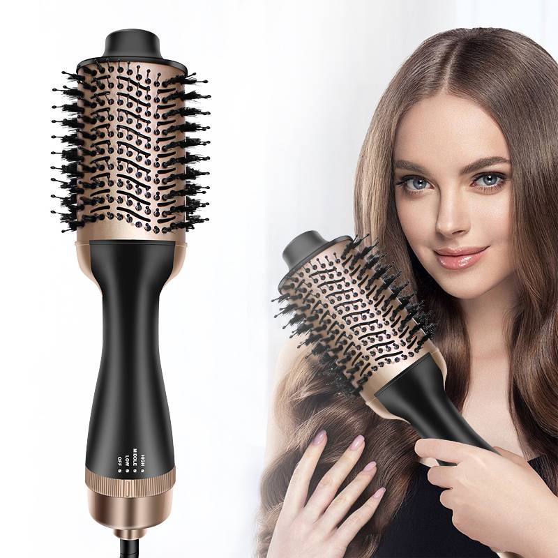 Ubeator Hair Curler Hair Dryer 2 In 1 Hot Air Brush Rotating Comb