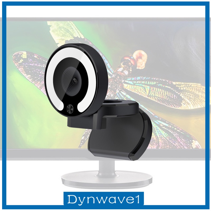 [DYNWAVE1] 1080P Webcam with Light Face Cam for Laptop Desktop Streaming Gaming