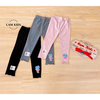 Quần thun legging gấu cho bé gái