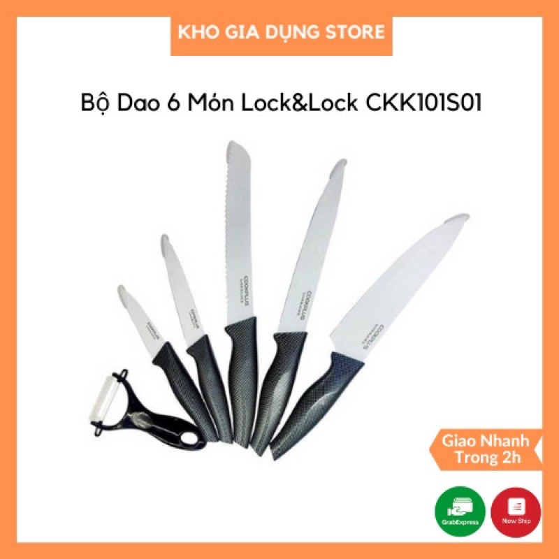 Bộ Dao Nhà Bếp 6 Món Lock&amp;Lock Cookplus CKK101S01