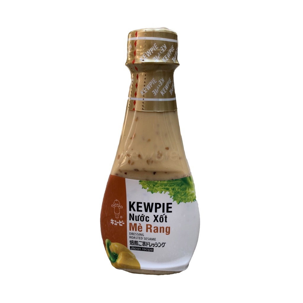 Nước xốt mè rang Kewpie gia vị tuyệt vời cho các món nộm rau củ, salad (chai 210ml nhỏ gọn tiện lợi)