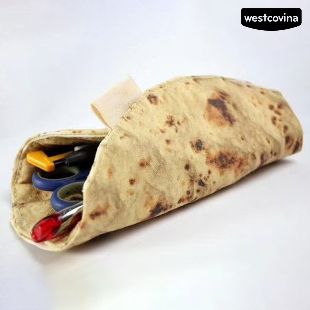 [Hot]✍Túi Đựng Bút Chì/Bút Chì Cuộn Hình Bánh Quy/Bánh Quy/Sesame Street Giống Thật