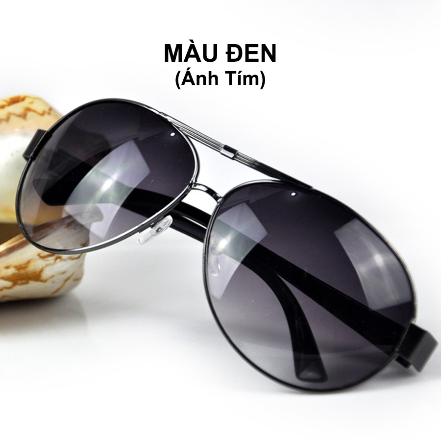 Kính Râm Nam, Kính Mát Nam Màu Đen Thời Trang, Chống Tia UV