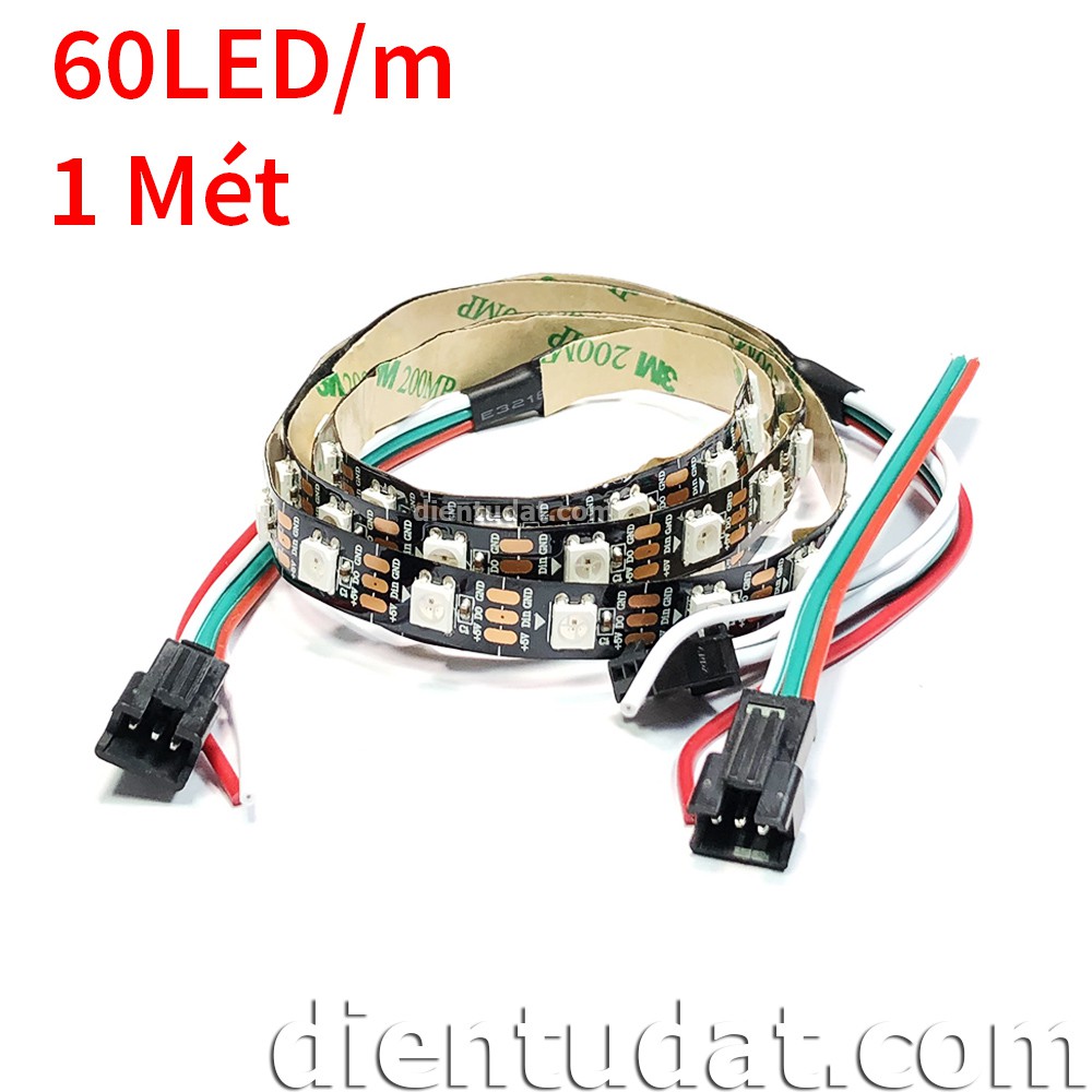 Dây LED RGB 5050 SMD WS2812B - 60 Led/M