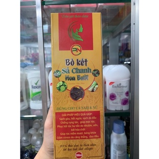 Dầu gội Bồ kết -xả chanh-hoa bưởi giúp ngăn ngừa rụng tóc,kích thích mọc tóc chai 300Ml