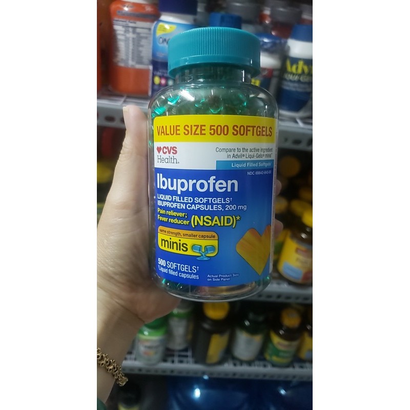 Ibuprofen 200 mg CVS mỹ