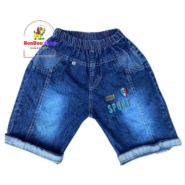 (ảnh+ video) Short bò cho bé trai vải mềm không phai màu size 13-30kg