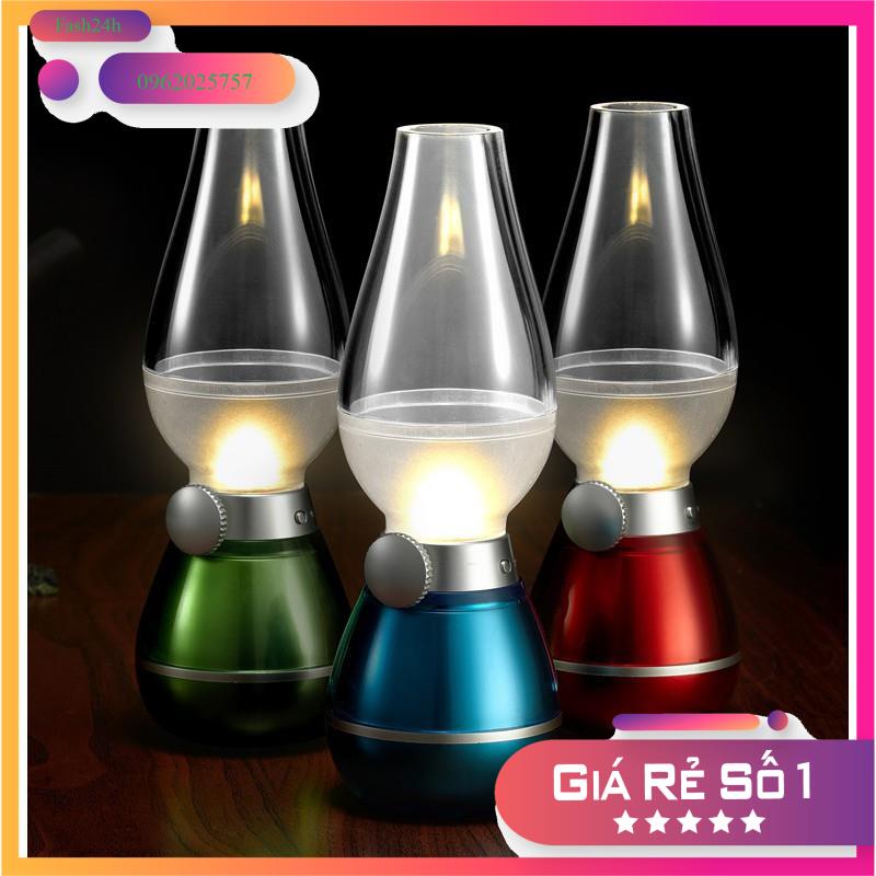 Đèn cảm ứng Sạc điện tắt mở bằng thổi như đèn dầu - Thần đèn hiện đại