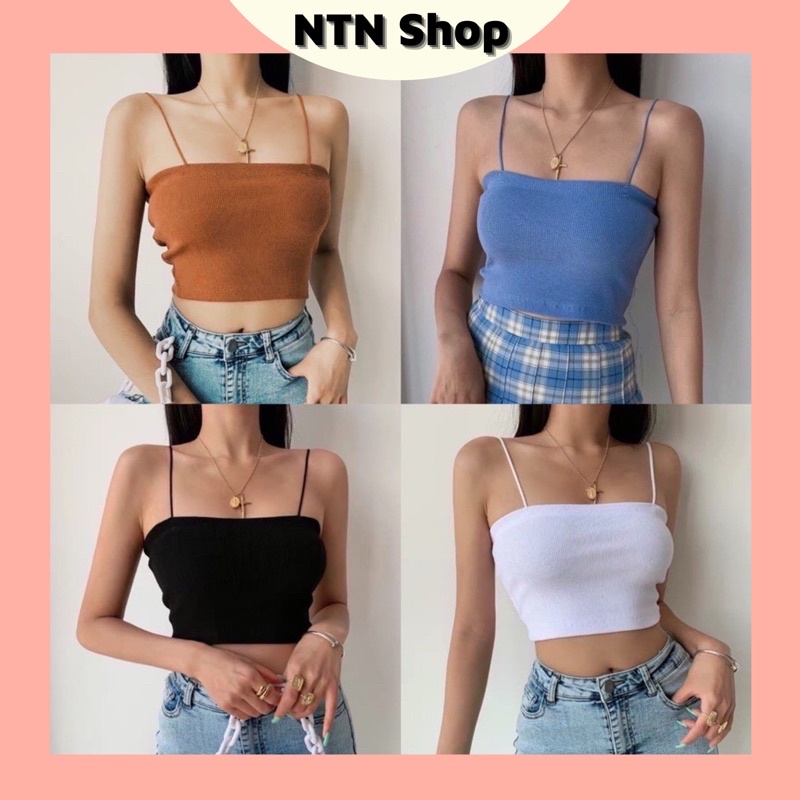 Áo ống 2 dây sợi bún NTN Shopp