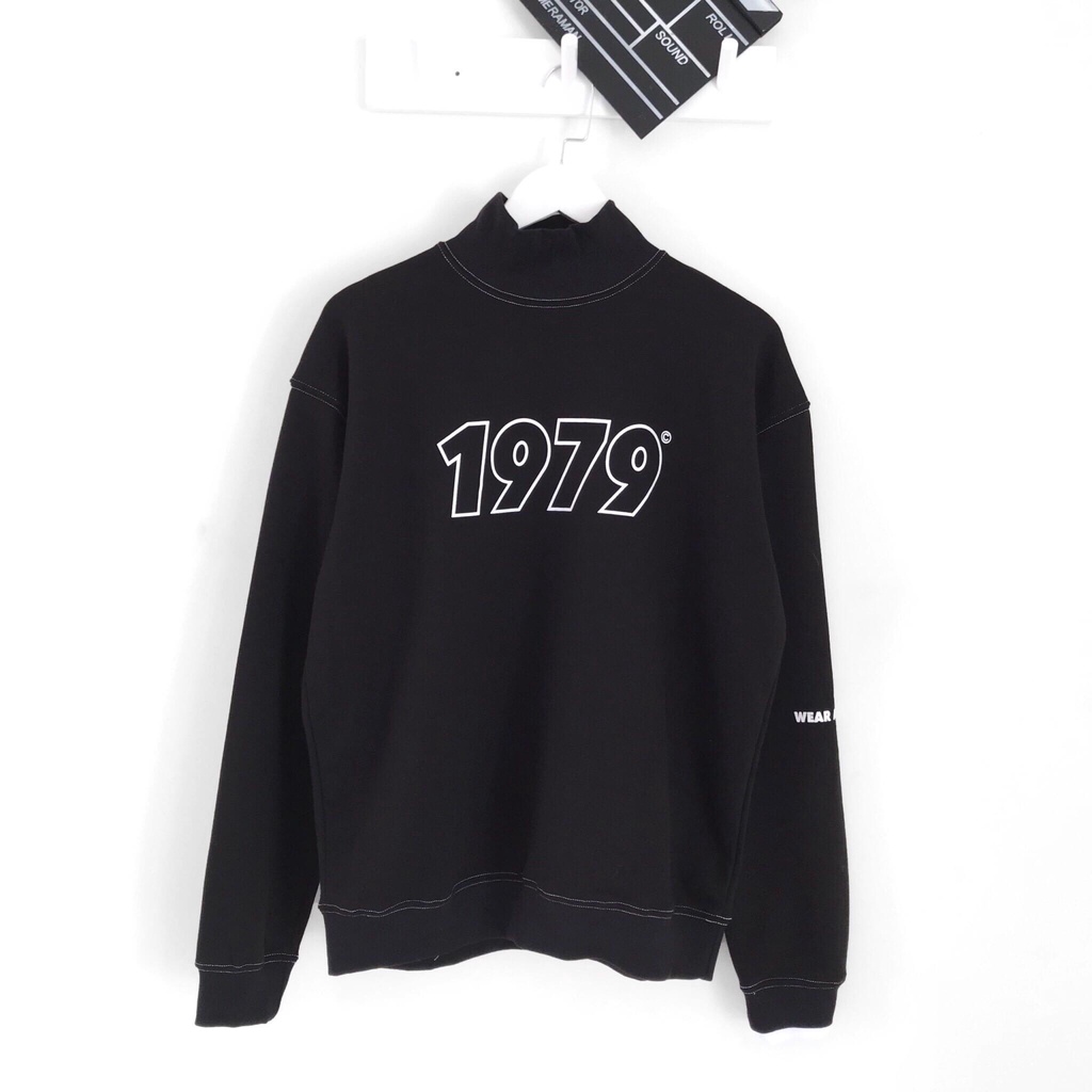 Áo Sweater Nam Nữ Cổ Lọ In 1979 Form Rộng Dài Tay Có Ảnh Thật E451 Hot Hit | BigBuy360 - bigbuy360.vn