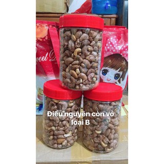 500gram Điều rang muối nguyên hạt còn vỏ - loại B- Điều Bình Phước ngon