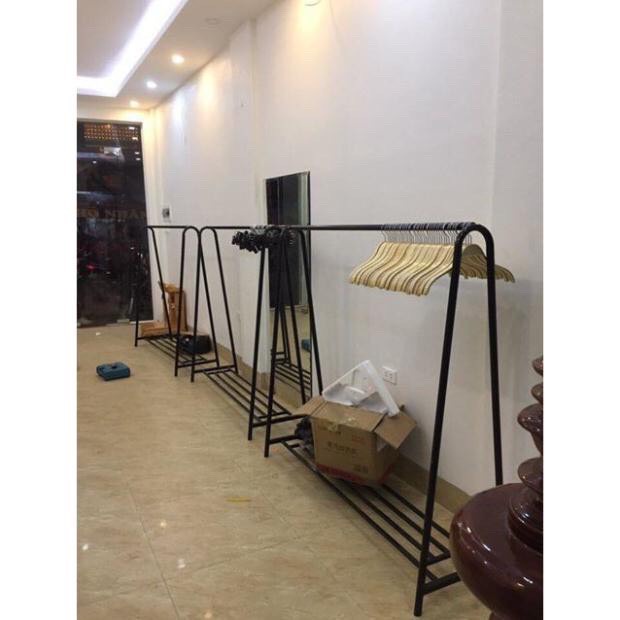 giá treo quần áo-kệ chữ A-kích thước 1m5x1m5-sơn tĩnh điện giúp hạn chế bong chóc-dàn treo thông minh