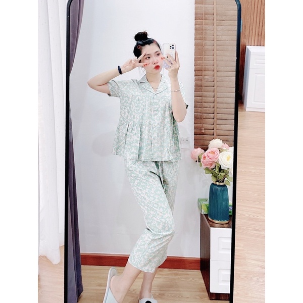 ĐỒ BỘ LANH BABYDOLL, Đồ Bộ Tole Nữ VNXK 45kg-70kg, chất tole loại 1 mịn mát, thấm hút mồ hôi