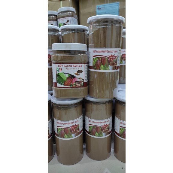 Bột cacao nguyên chất hàng chuẩn Đăk Lăk đẹp da,giảm cân,ăn kiêng (500g)